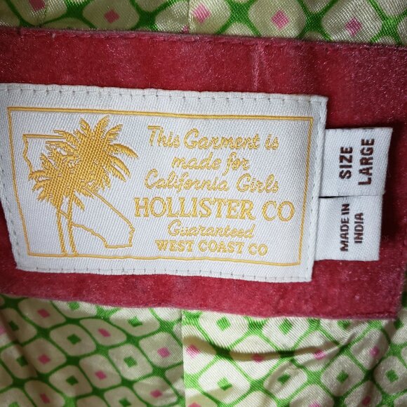 Vintage Y2K Hollister Co Penny Lane Coat Jacket Wool Blend Woven Plaid 70s Retro - Picture 6 of 16